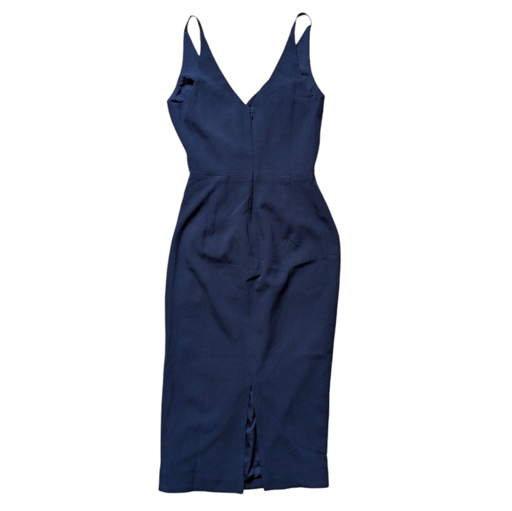 Dress The Population Navy Anita Crepe Cocktail Dress - Picture 3 of 15
